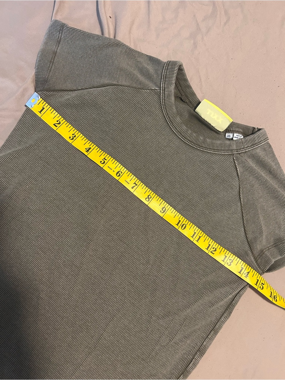 JJXX Casual Ribbed Tee Size XS - Picture 7 of 8
